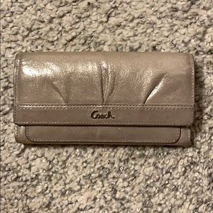 Glitter coach wallet
